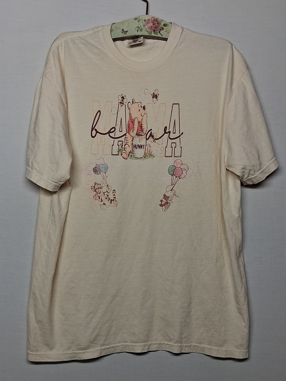 Comfort Colors Beige Winnie the Pooh Mama Graphic Tee